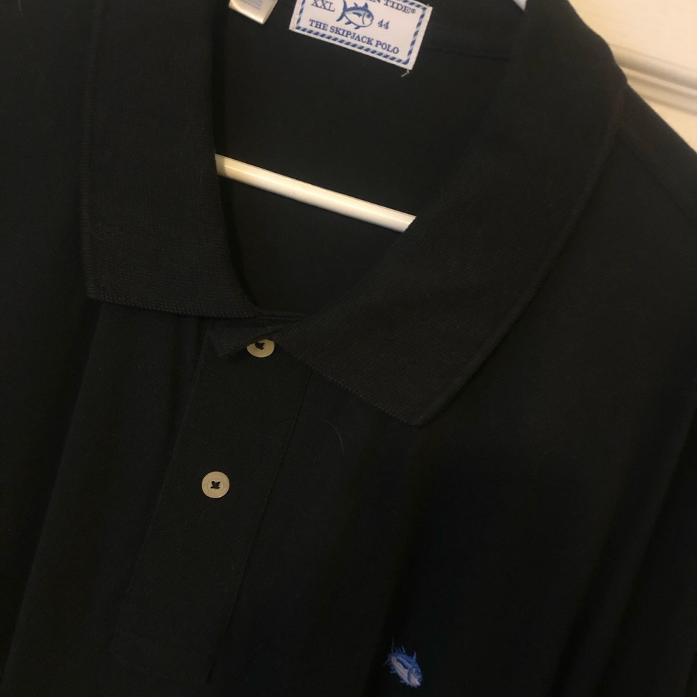 Southern Tide Men’s Skipjack Polo Black XXL